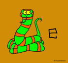 Dibujo Serpiente pintado por 12354