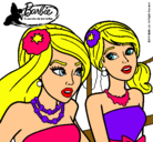 Dibujo Barbie y su amiga pintado por LUCISA