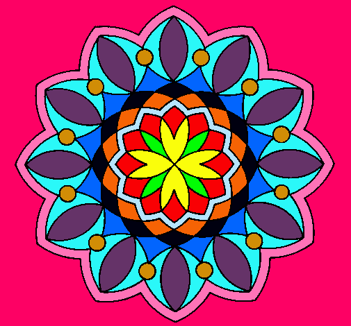 Dibujo Mandala 20 pintado por yeyo12