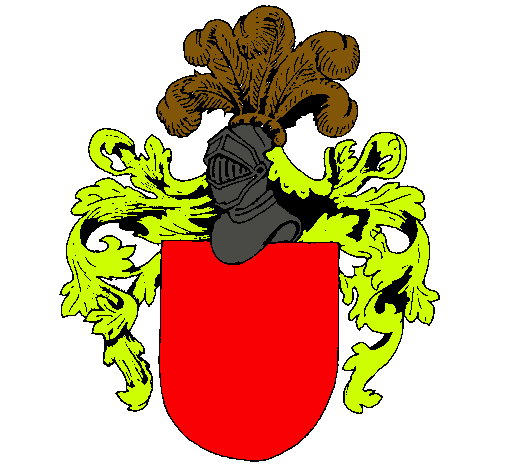 Escudo de armas y casco