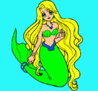 Dibujo Sirenita pintado por Arnerys