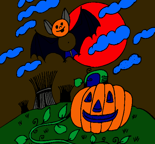 Paisaje de Halloween