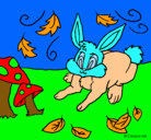 Dibujo Conejo pintado por mariett