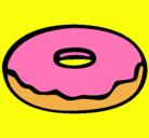 Dibujo Donuts pintado por pl11