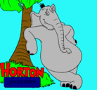 Dibujo Horton pintado por xplonex