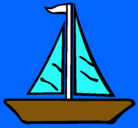 Dibujo Barco velero pintado por rick