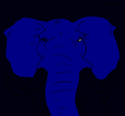 Dibujo Elefante africano pintado por RUUSO 