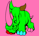 Dibujo Rinoceronte II pintado por davidferres2