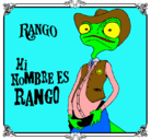 Dibujo Rango pintado por robledo