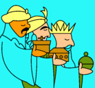 Dibujo Los Reyes Magos 3 pintado por gatubela