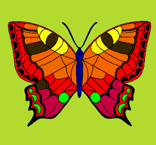 Dibujo Mariposa pintado por MARICEL