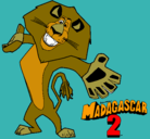 Dibujo Madagascar 2 Alex 2 pintado por yoau