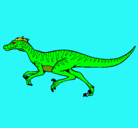 Dibujo Velociraptor pintado por TITIB
