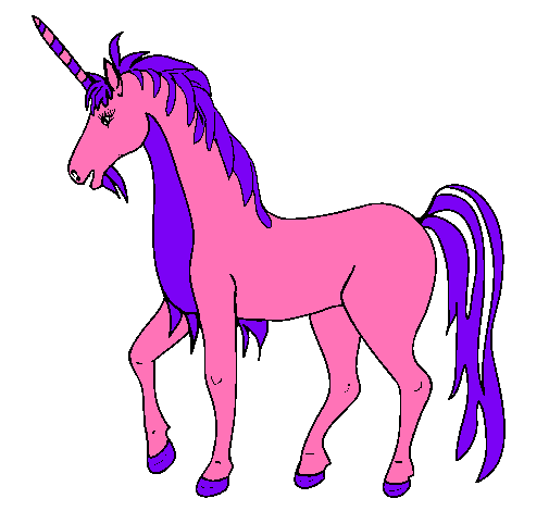 Dibujo Unicornio II pintado por princesa60