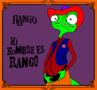 Dibujo Rango pintado por critina