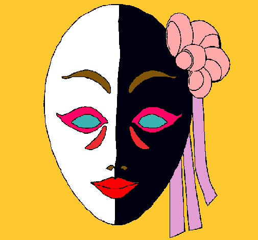 Dibujo Máscara italiana pintado por nivek