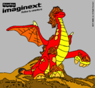 Dibujo Imaginext 9 pintado por puchy