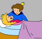 Dibujo La princesa durmiente y el príncipe pintado por Andrea_2905