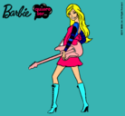 Dibujo Barbie la rockera pintado por ana433