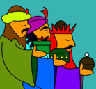Dibujo Los Reyes Magos 3 pintado por 7227283836