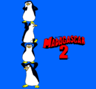 Dibujo Madagascar 2 Pingüinos pintado por mar8