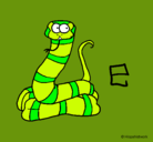 Dibujo Serpiente pintado por CVBVCXCVBNBV