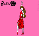 Dibujo Barbie flamenca pintado por sandy12