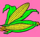 Dibujo Mazorca de maíz pintado por josemo