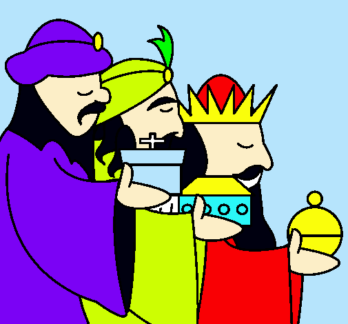 Dibujo Los Reyes Magos 3 pintado por princesa60