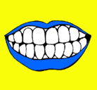 Dibujo Boca y dientes pintado por 445578744857
