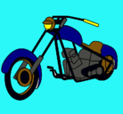 Dibujo Moto pintado por gome