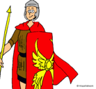 Dibujo Soldado romano II pintado por gabi01