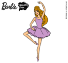 Dibujo Barbie bailarina de ballet pintado por ANAMG