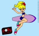 Dibujo Polly Pocket 3 pintado por nola