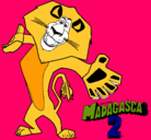 Dibujo Madagascar 2 Alex 2 pintado por ernestooo