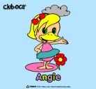 Dibujo Angie pintado por MISEL