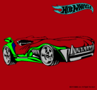 Dibujo Hot Wheels 3 pintado por moncho