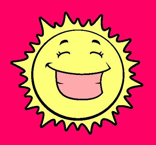 Sol sonriendo