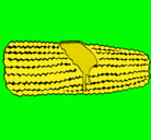 Dibujo Mazorca de maíz pintado por lacha89876