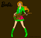 Dibujo Barbie guitarrista pintado por lurdes22