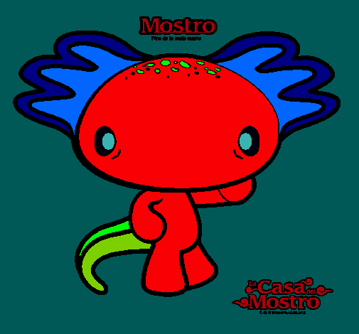 Dibujo Mostro 2 pintado por Sunti