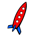 Dibujo Cohete II pintado por grht5ehtr