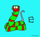 Dibujo Serpiente pintado por 2001el