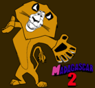 Dibujo Madagascar 2 Alex 2 pintado por lololt