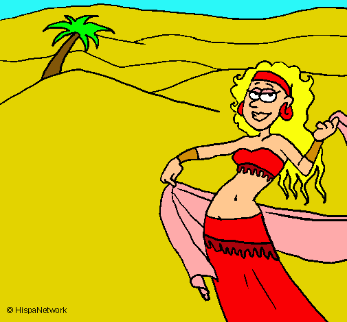 Dibujo Sahara pintado por Liindiss