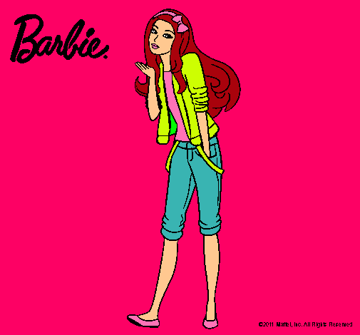 Barbie con look casual