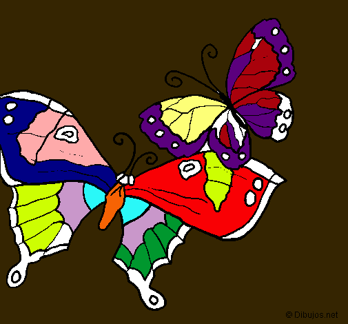 Dibujo Mariposas pintado por gabyru