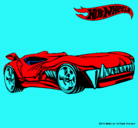 Dibujo Hot Wheels 3 pintado por robinson