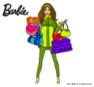 Dibujo Barbie de compras pintado por POMPERA