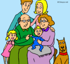 Dibujo Familia pintado por vxvxvx